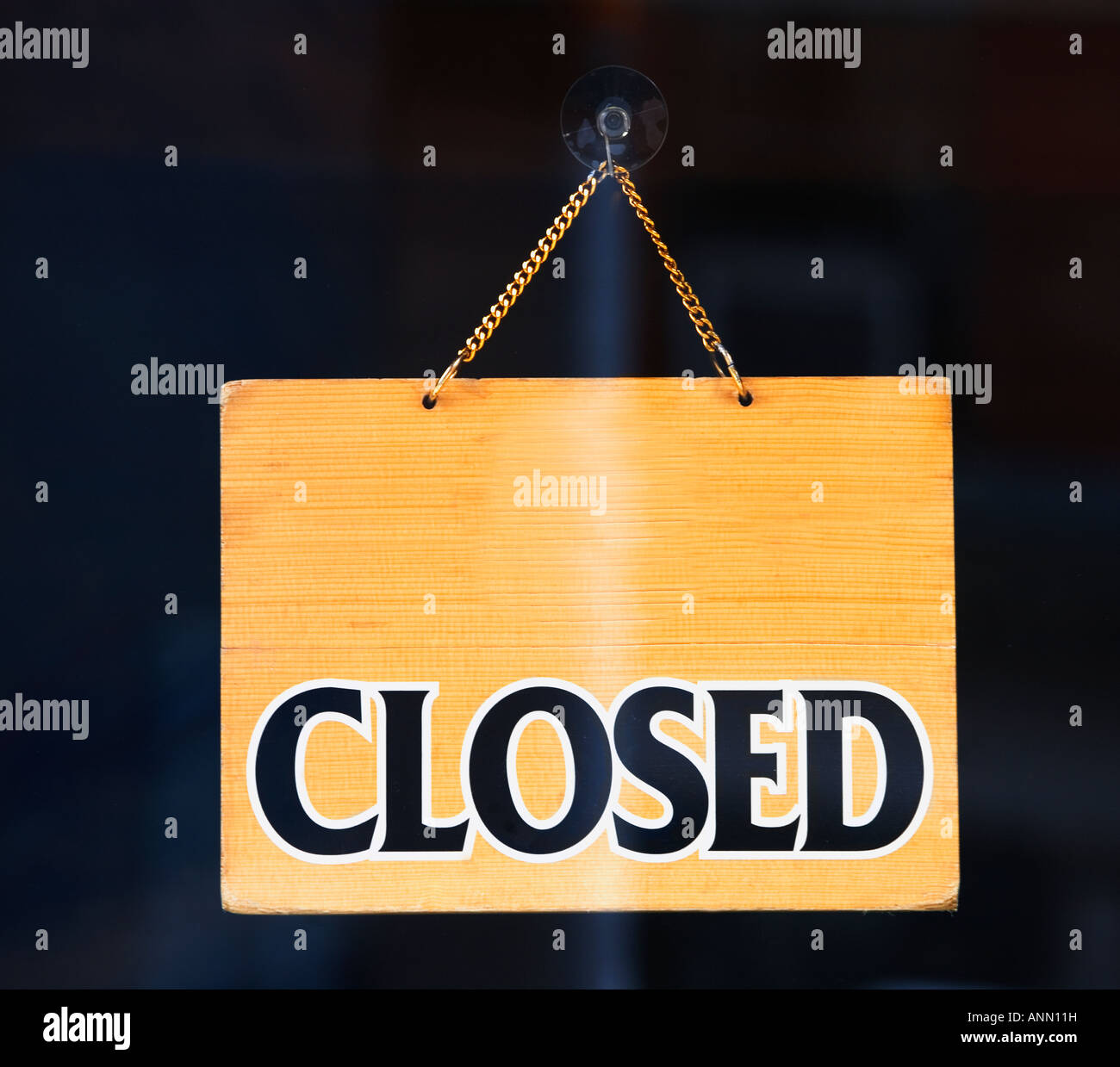 Geschlossen Zeichen Stockfoto