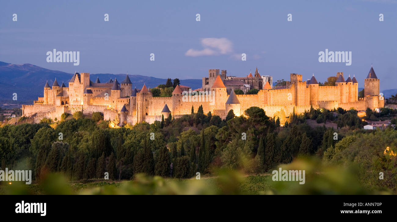 Frankreich Languedoc Roussillon Carcassonne La Cité von Carcassonne Stockfoto