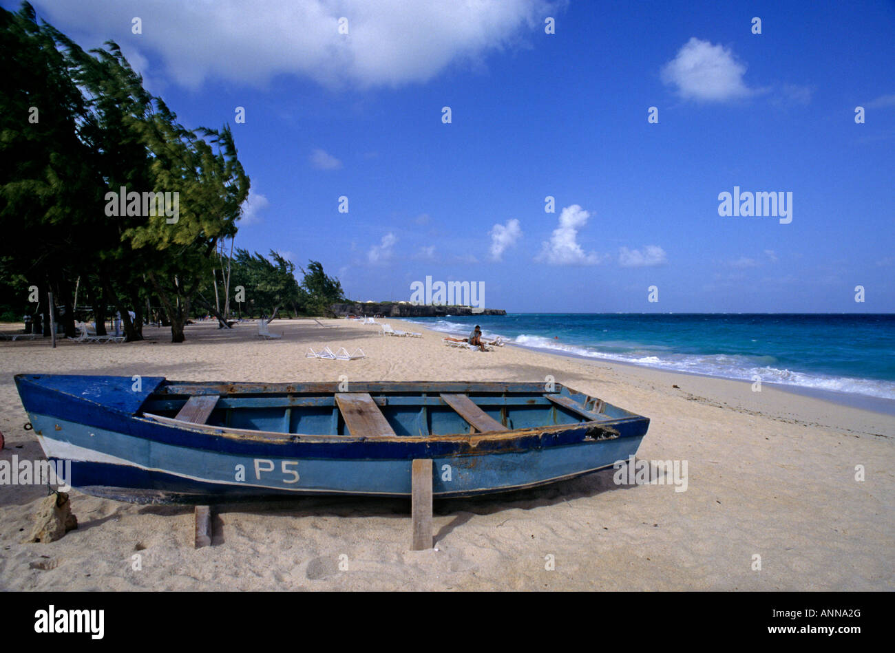 Sams Herrn Burg Strand, Barbados Stockfoto