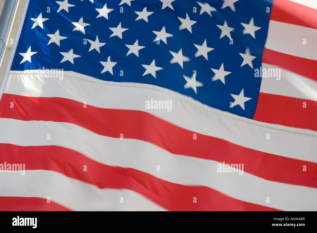 uns zu kennzeichnen, Sternen und Streifen Stockfoto