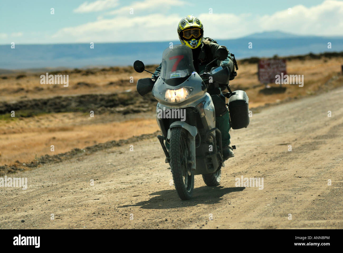 Motorrad Reisen in Patagonien, Route 40, Provinz Santa Cruz, Patagonien  Argentinien, Südamerika Stockfotografie - Alamy