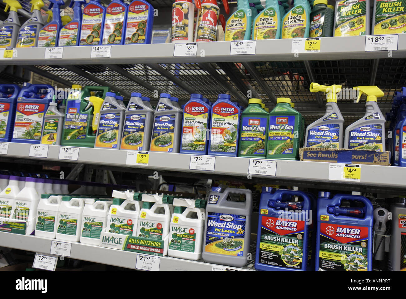 Florida Hialeah Home Depot Gartenartikel Weed Killer Chemikalien