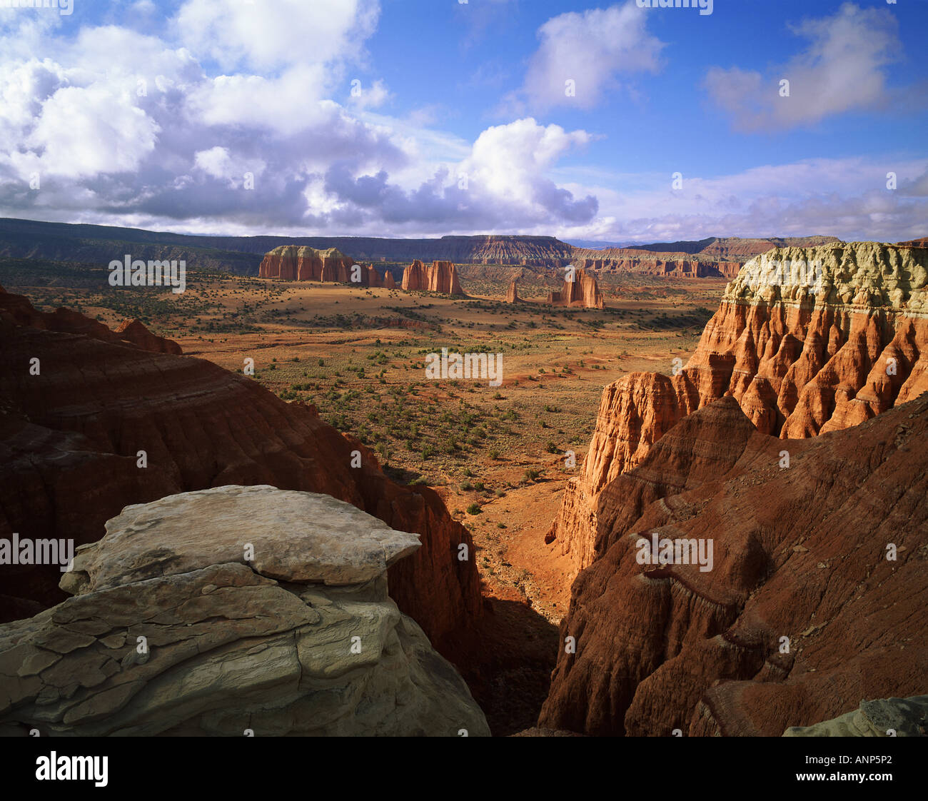 Erhöhte Ansicht eines Canyons Stockfoto