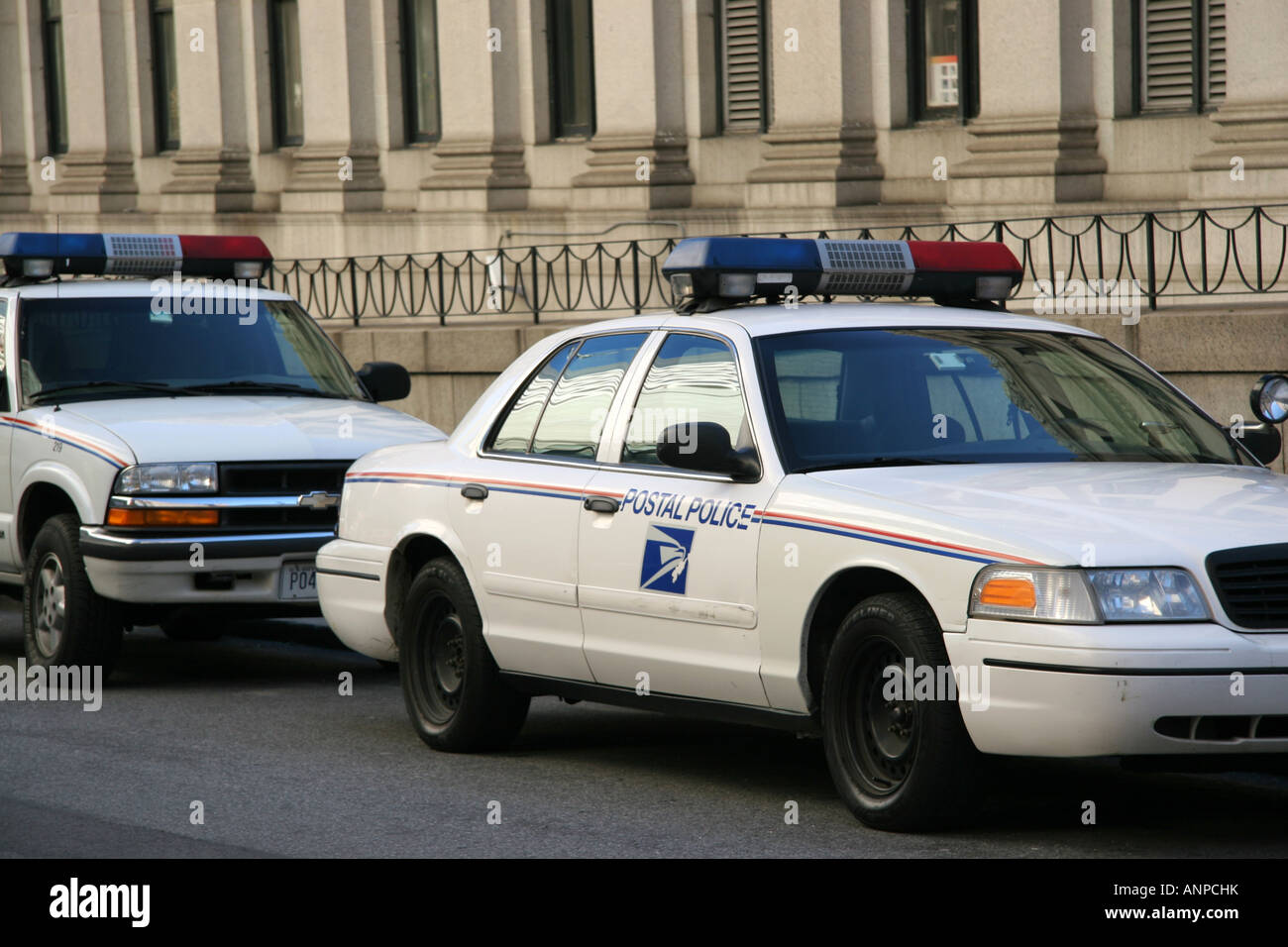 US Postal Police Stockfoto