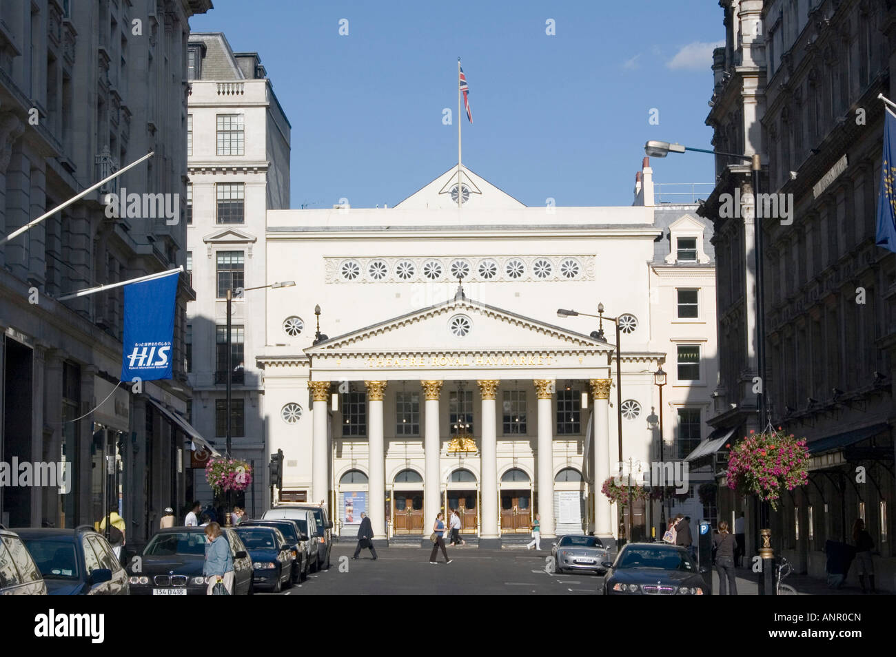 Das Theatre Royal Haymarket Londons Stockfoto