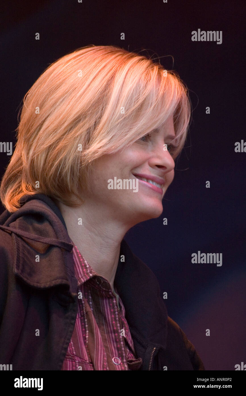 Alison Brown American Banjo-Spieler Stockfoto