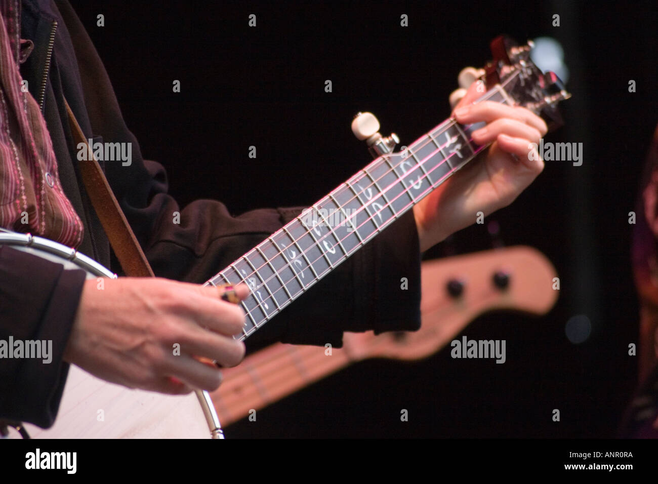 Alison Brown American Banjo-Spieler Stockfoto