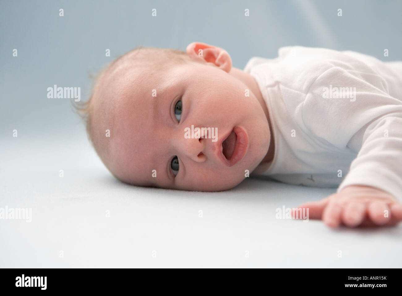 Porträt eines Neugeborenen Stockfoto