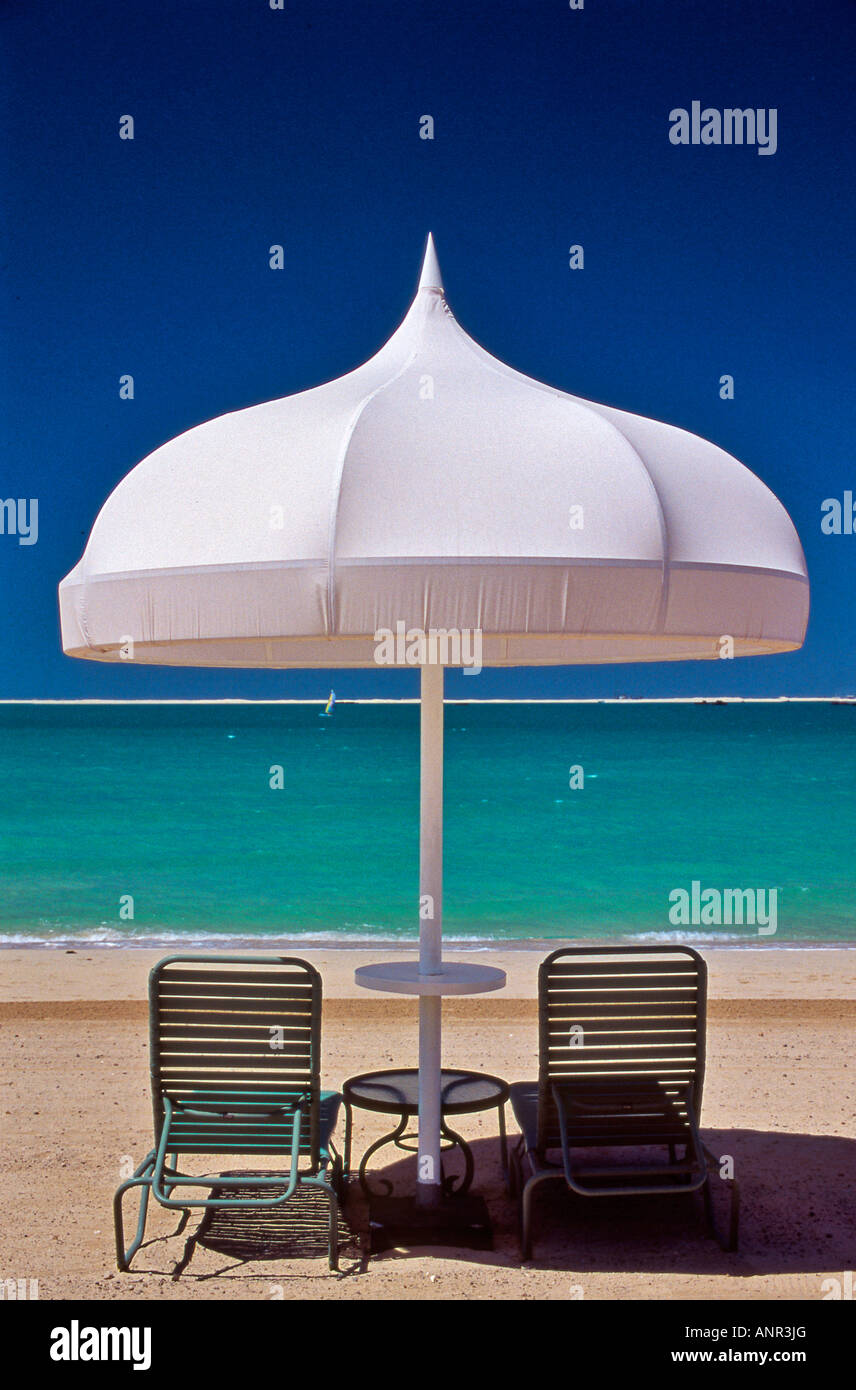 Strand von Dubai Vereinigte Arabische Emirate Stockfoto