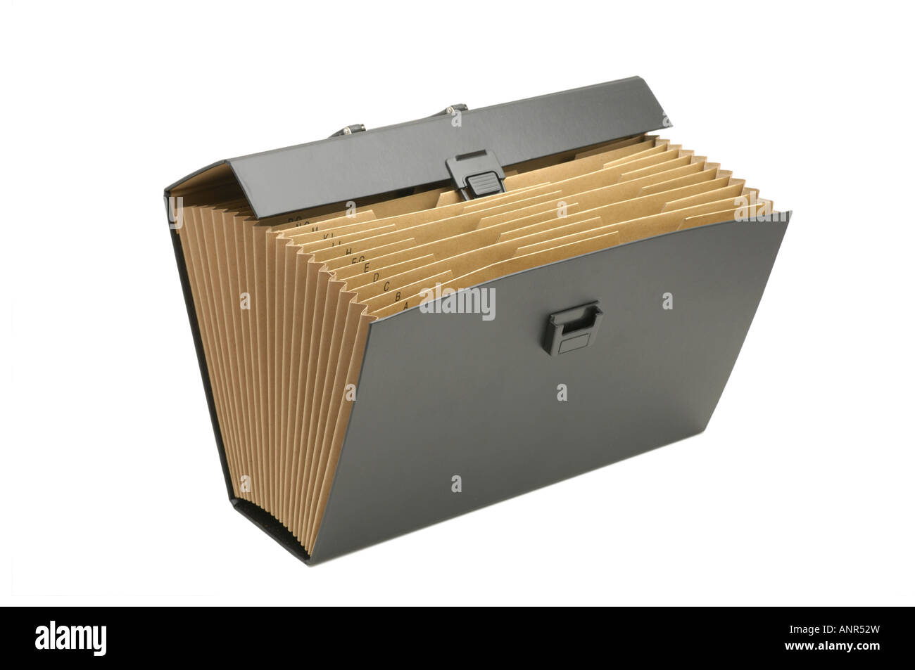 Alphabetischer Dokument Veranstalter Veranstalter Feld File Fall Stockfoto