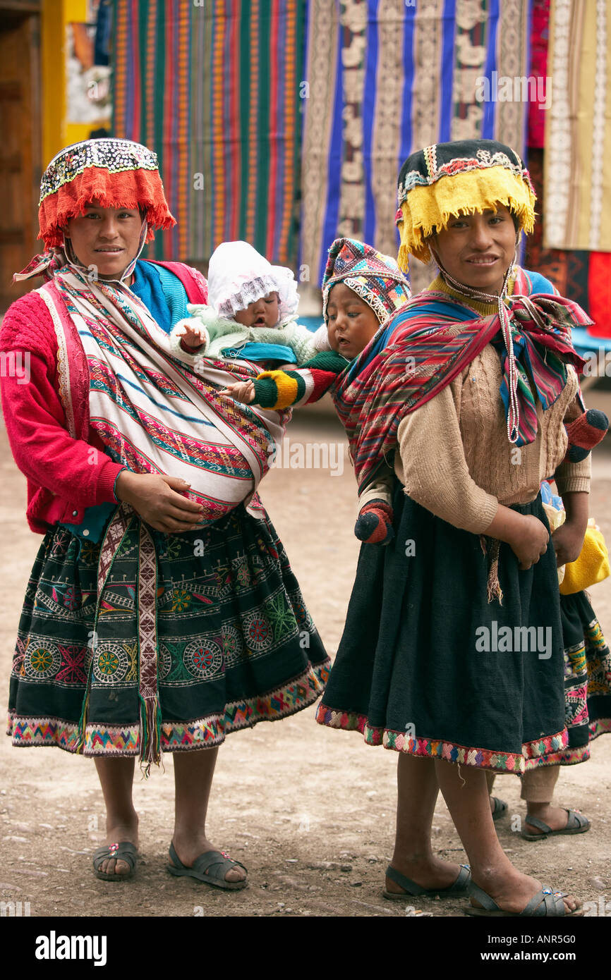 Pisac Markt Pisac Peru Stockfoto