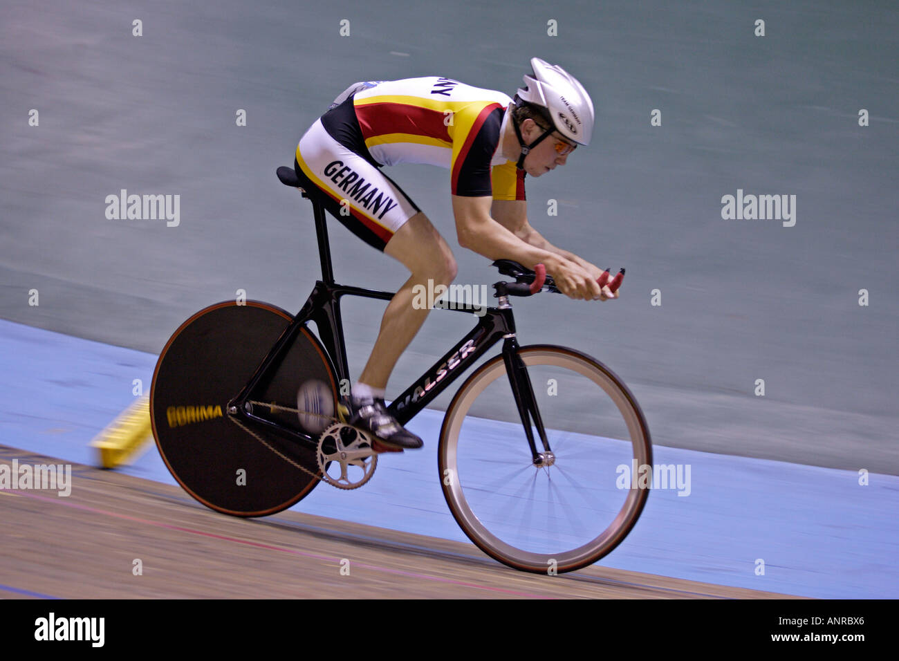 Tobias Graf von Deutschland konkurriert in der Mens 1km Time Trial LC3 CP3 gewinnen Bronze-Medaille Stockfoto