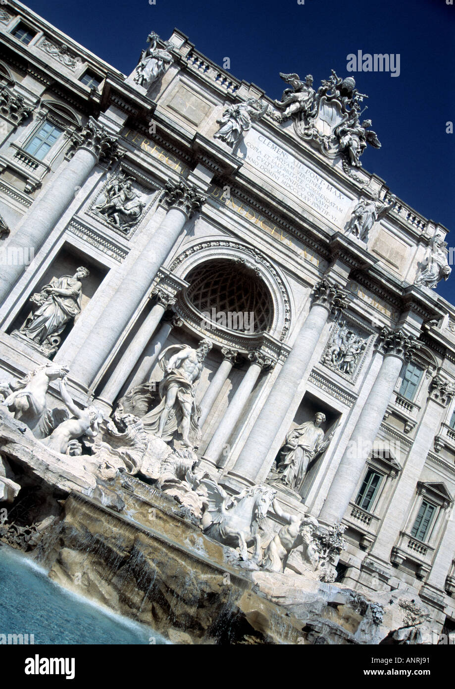 Trevi-Brunnen in Rom Italien Stockfoto