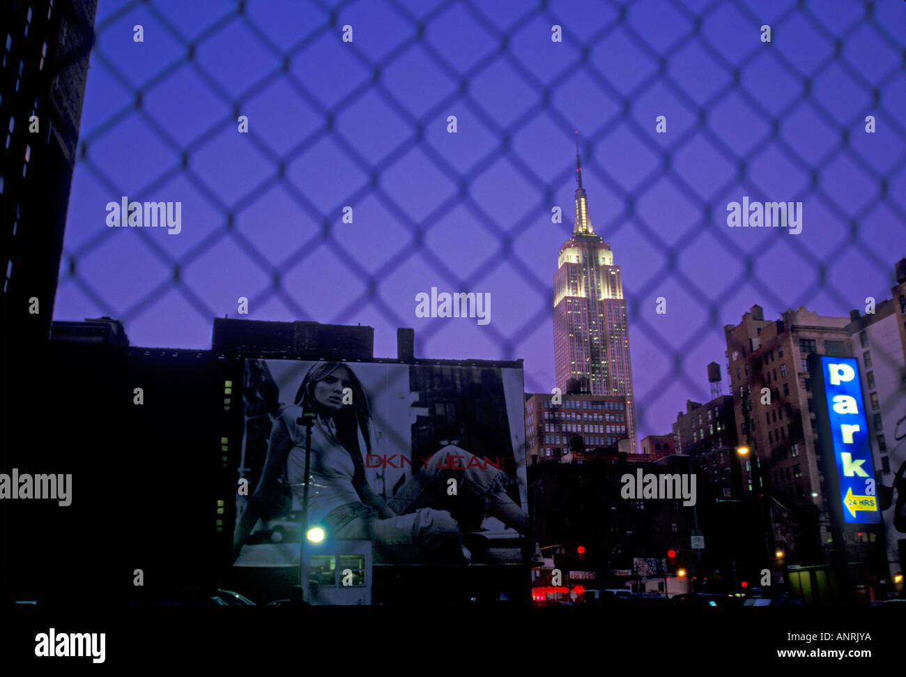 New York NY Empire State Building Stockfoto