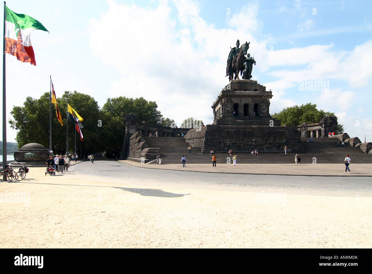 Deutsches Eck Stockfoto