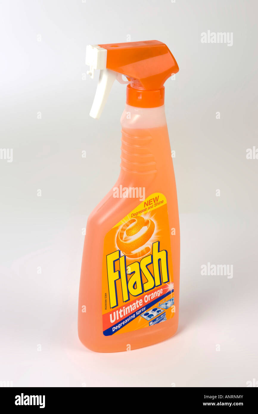 Flash-Entfettung Sprayer Flasche für Küchen Stockfoto