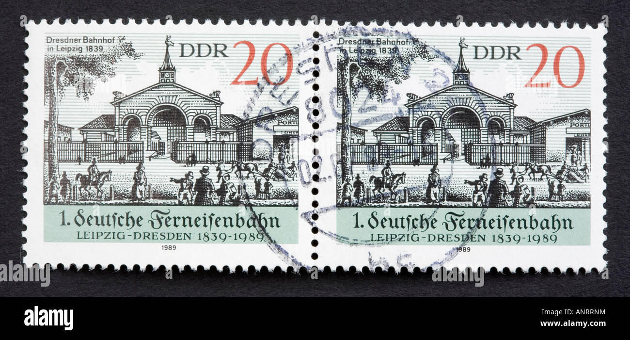 DDR-Briefmarken Stockfoto