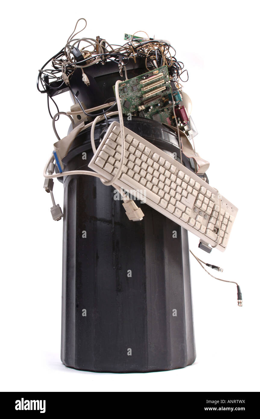 Alte Computer-Teile Stockfoto