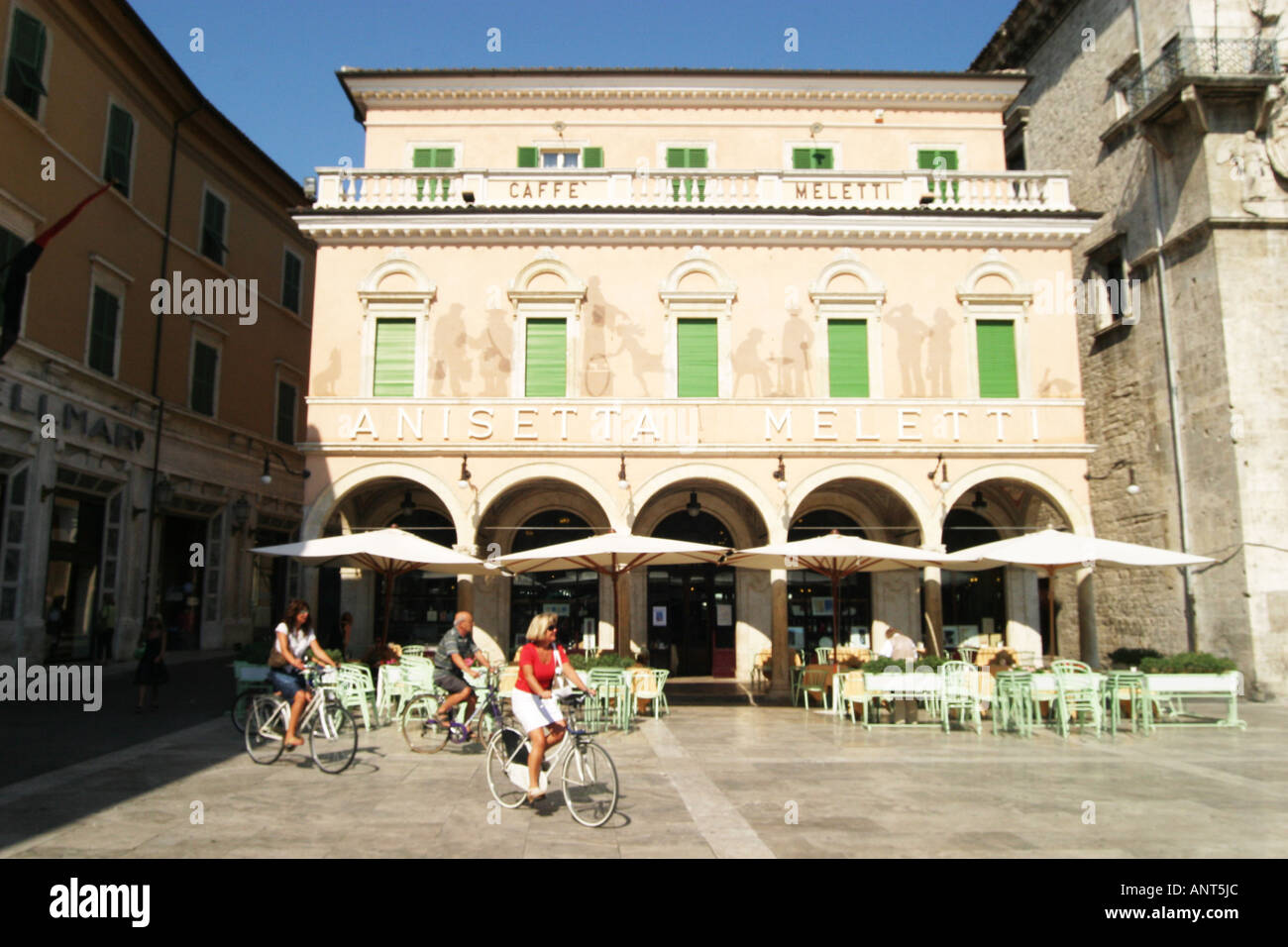 Caffe Melitti, Ascoli Piceno Le Marche Italien Stockfoto