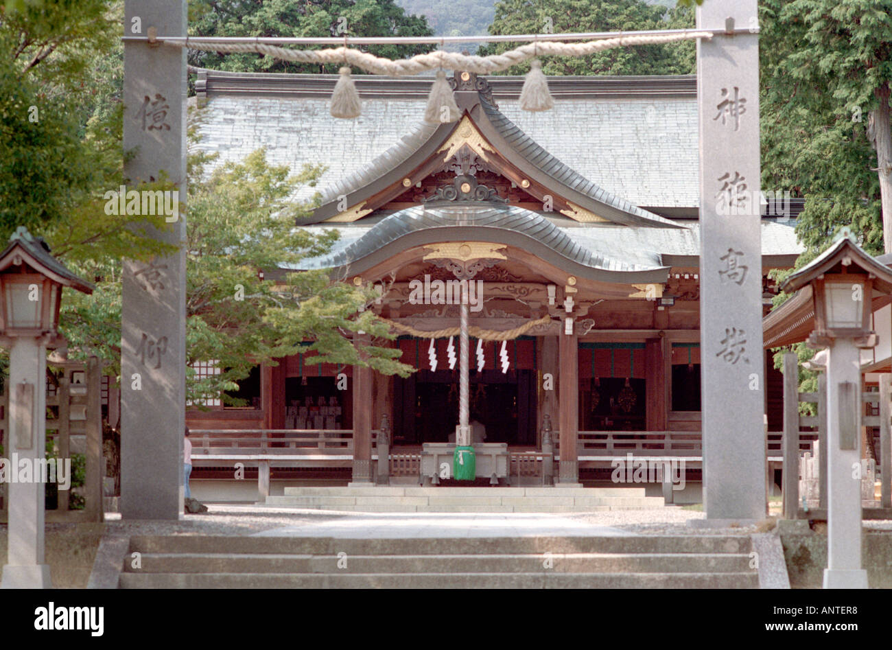 Shinto shrine in Tokushima city, Japan. Stockfoto