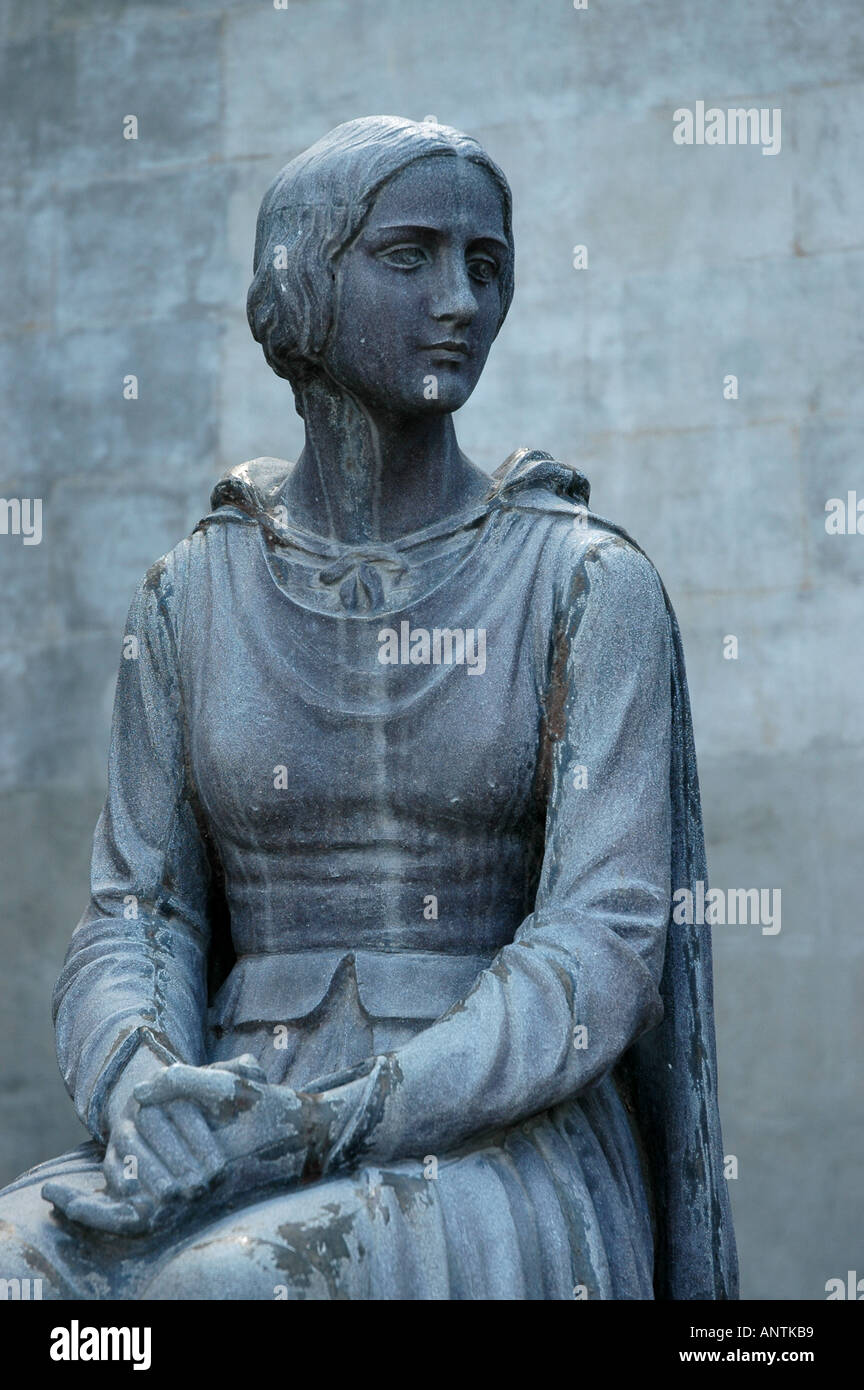 LOUISIANA Evangeline Statue vom Gedicht von Henry Wadsworth Longfellow Stockfoto