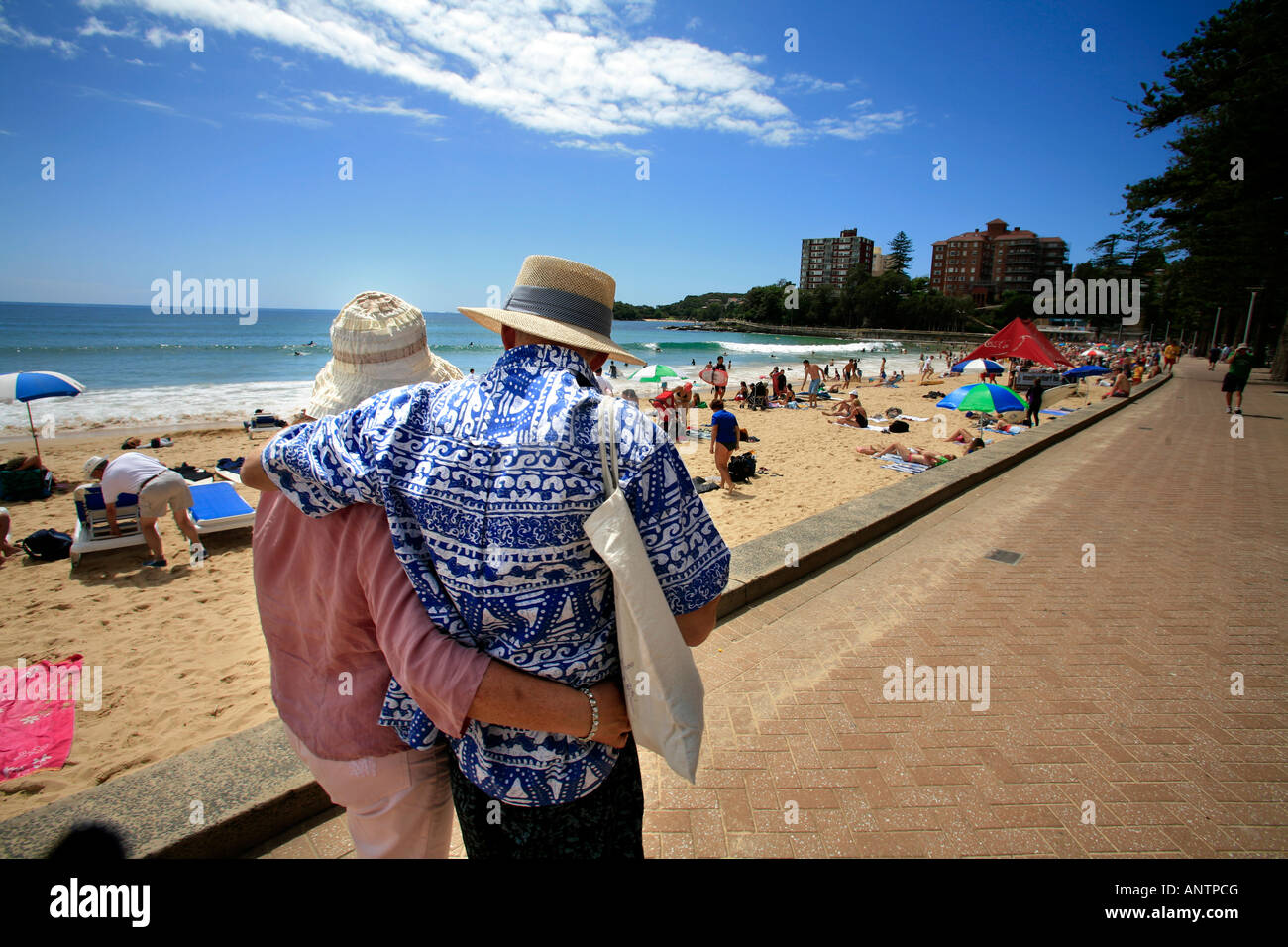 South Steyne Manly Beach, Australien Stockfoto