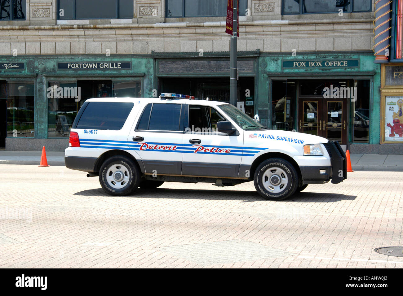 Detroit City Police Fahrzeug Michigan MI Stockfoto