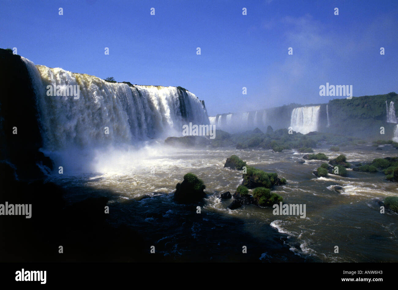 Iguacu fällt Bundesstaat Parana, Brasilien Stockfoto