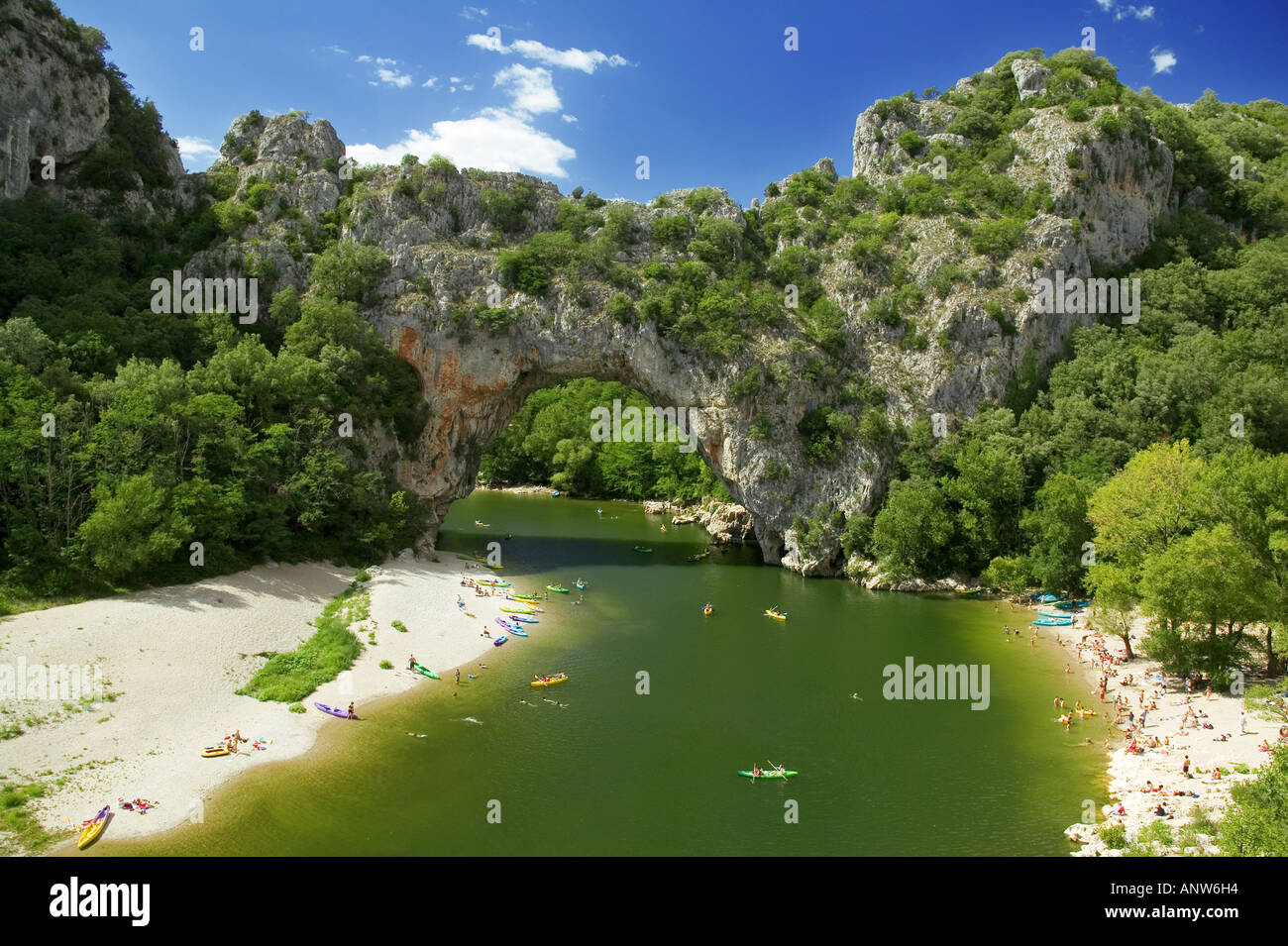 Pont d ' Arc - Schluchten der Ardèche - Frankreich Stockfoto