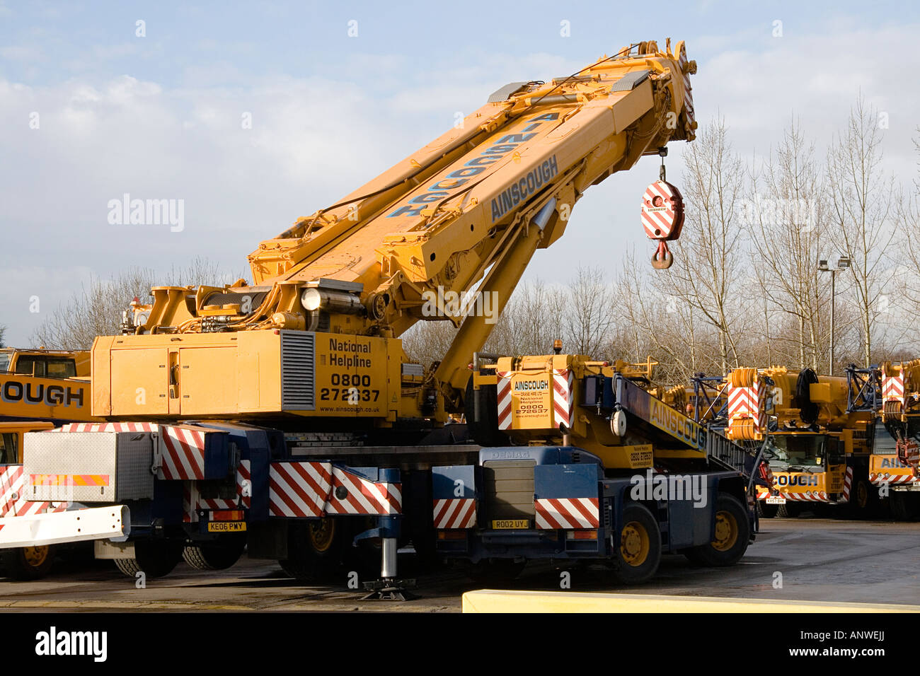 schweres Heben Getriebe depot Stockfoto