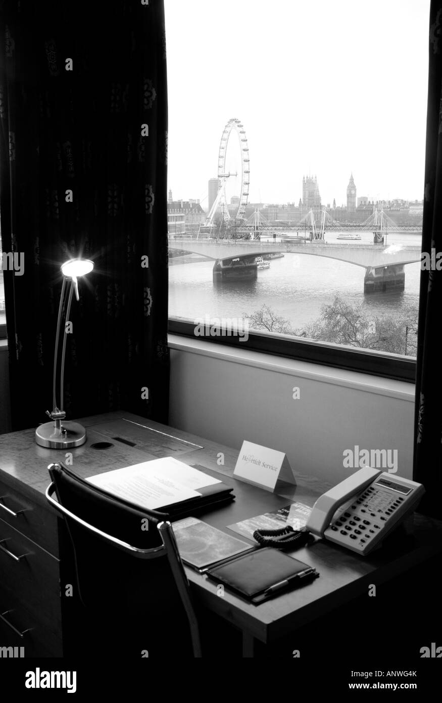 Ein standard-Zimmer in den oberen West End Hotel Swissotel, London, UK Stockfoto