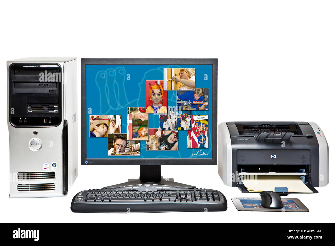PC-system Stockfoto
