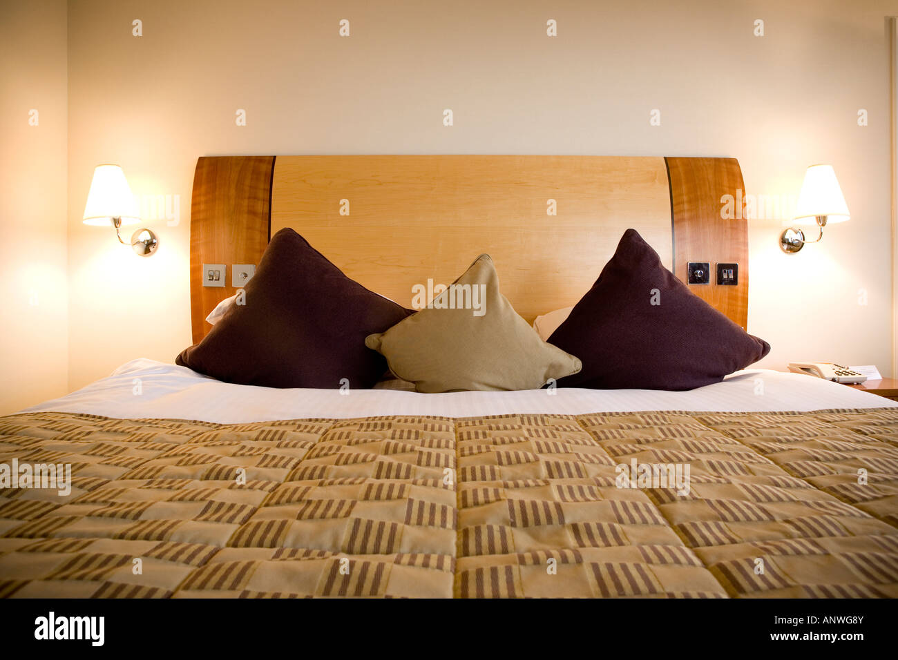Ein standard-Zimmer in den oberen West End Hotel Swissotel, London, UK Stockfoto