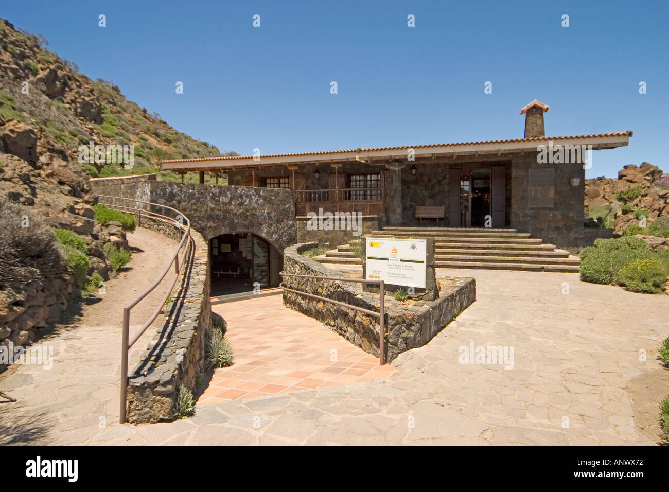 Besucherzentrum Parque Nacional del Teide-Teneriffa-Kanarische Inseln-Spanien-Europa Stockfoto