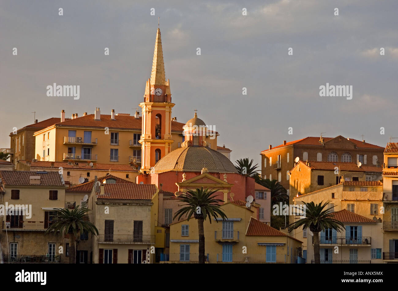 Hauptkirche von Calvi, Frankreich, Korsika, Calvi Stockfoto