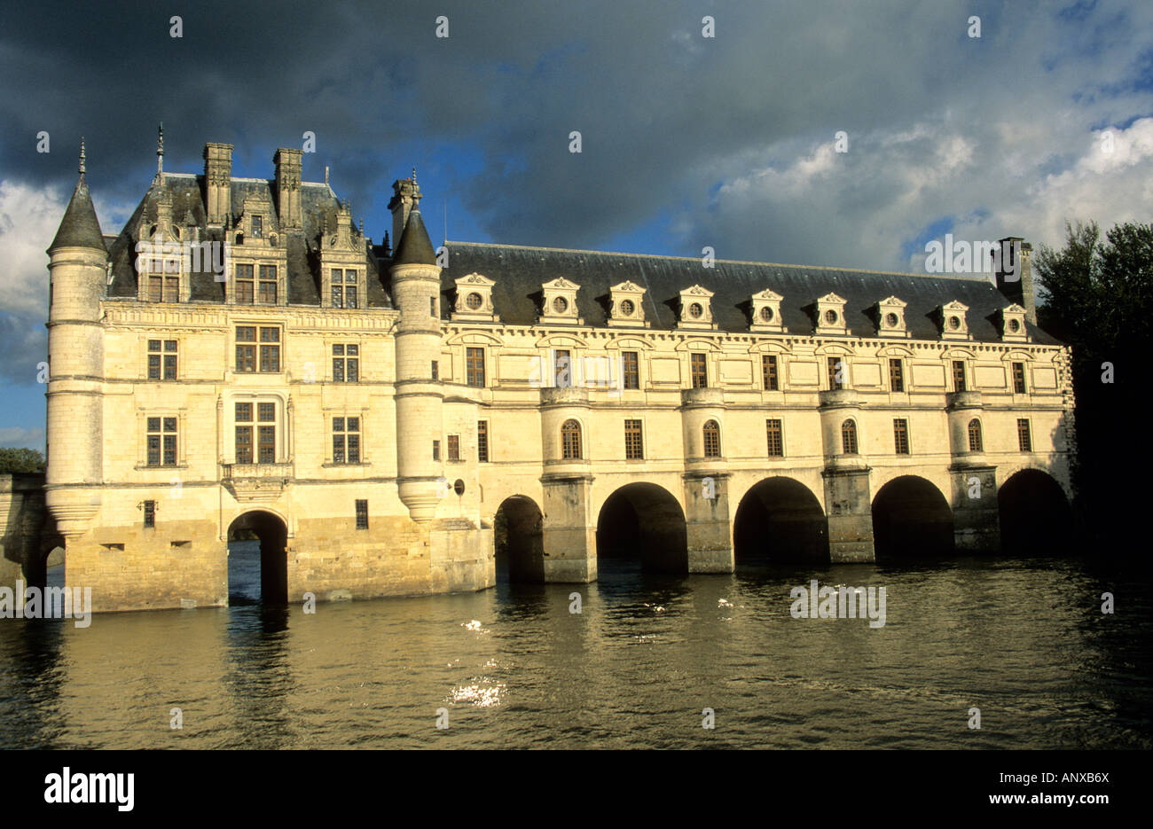 Schloss von Chenonceaux, Loiretal, Frankreich Stockfoto