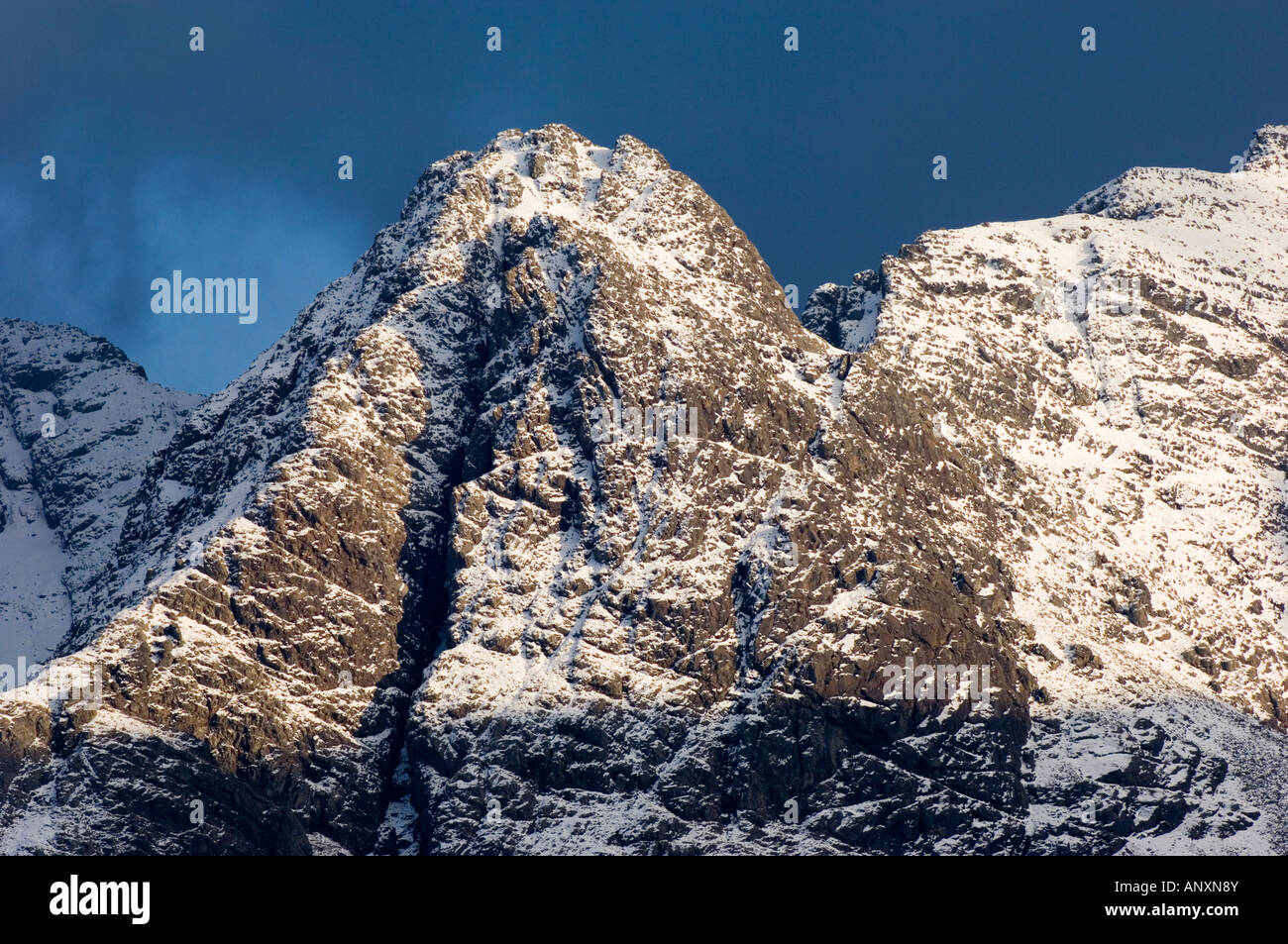 Schwarzen Cullins, Isle Of Skye Stockfoto