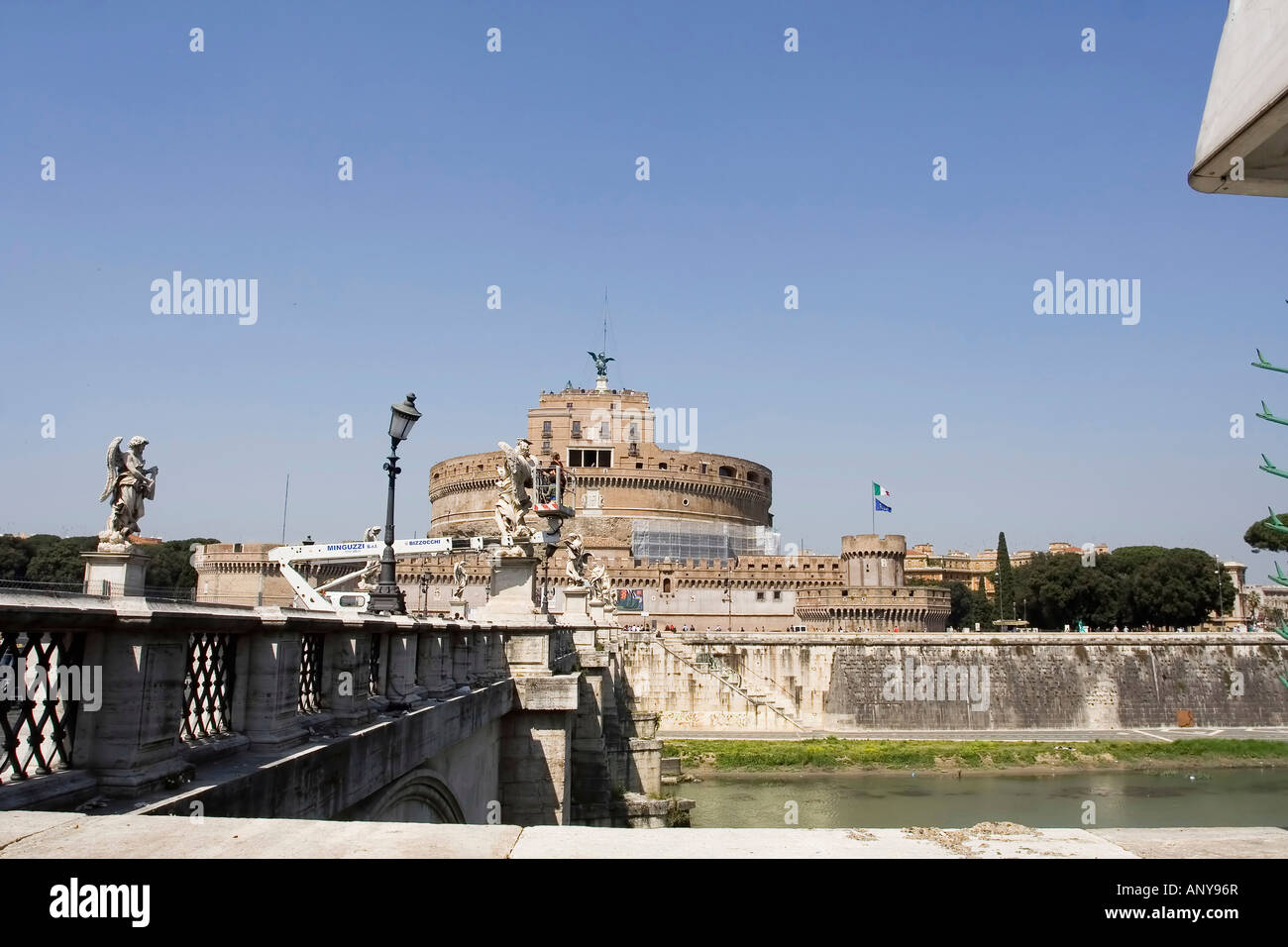 Castel Sant Angelo Rom Italien Stockfoto