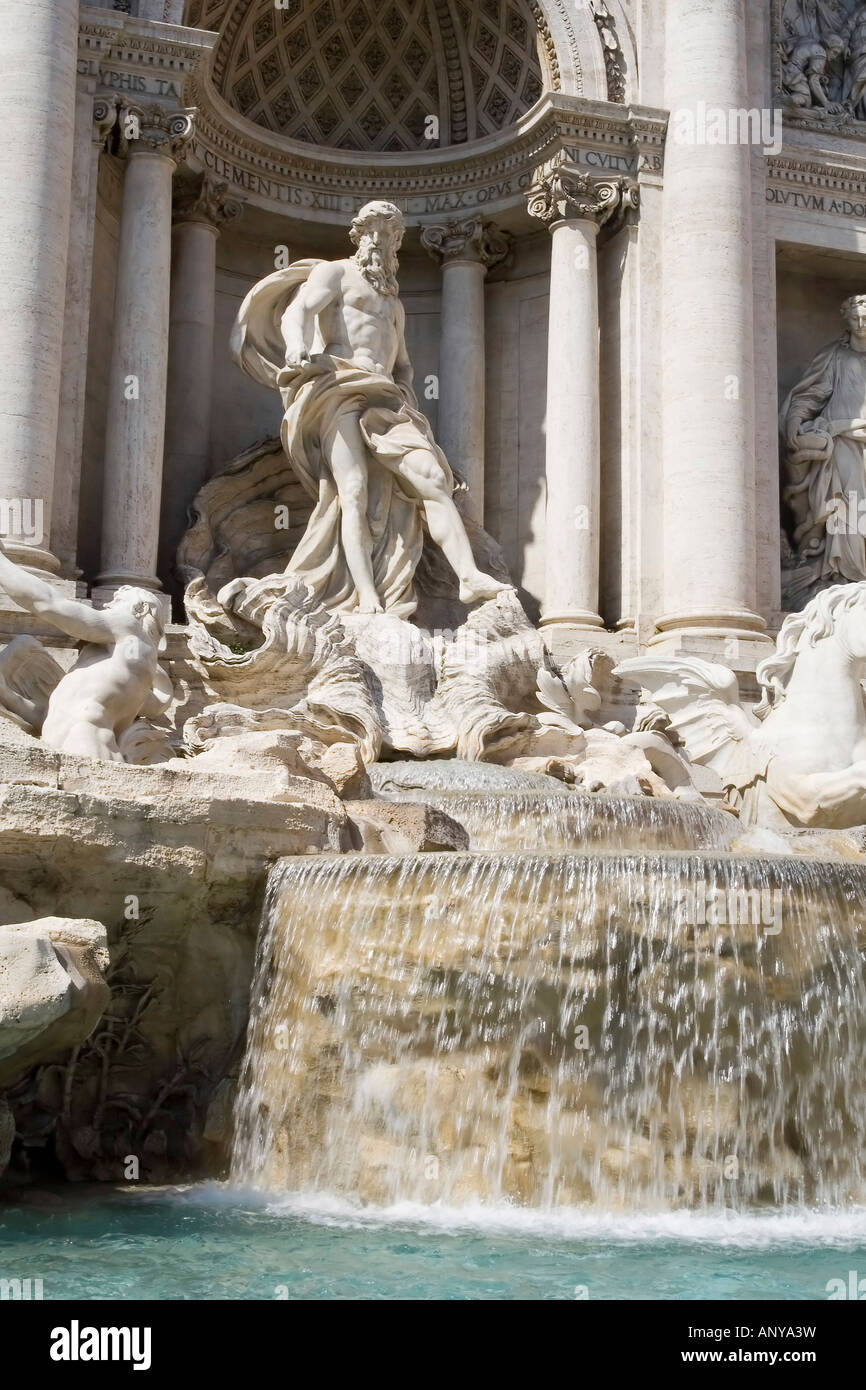 Fontana di Trevi Rom Italien Stockfoto