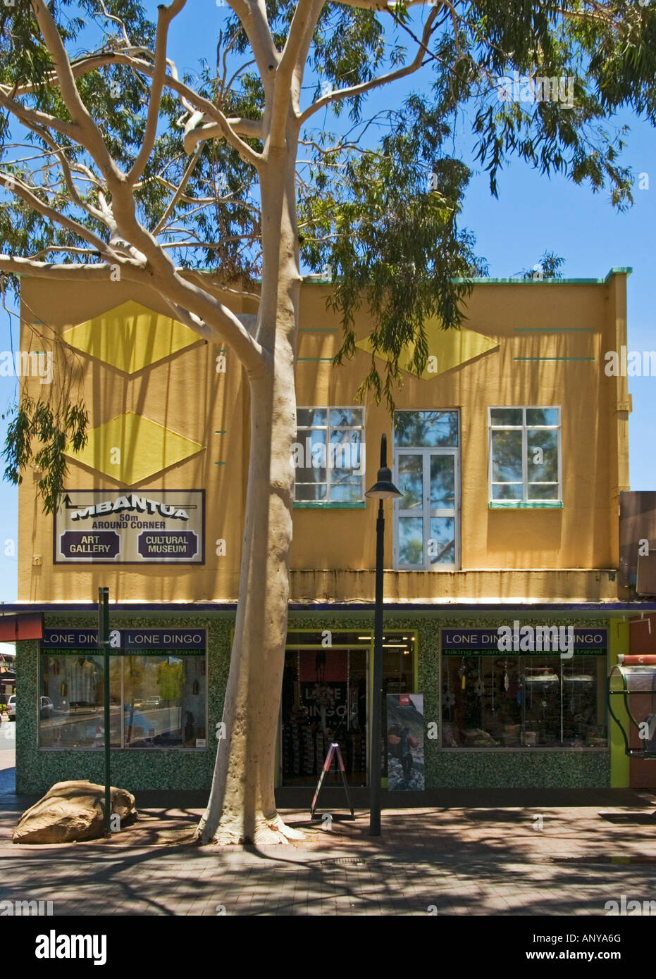 "Typische historische Gebäude in Alice Springs Northern Territories Australien" Stockfoto