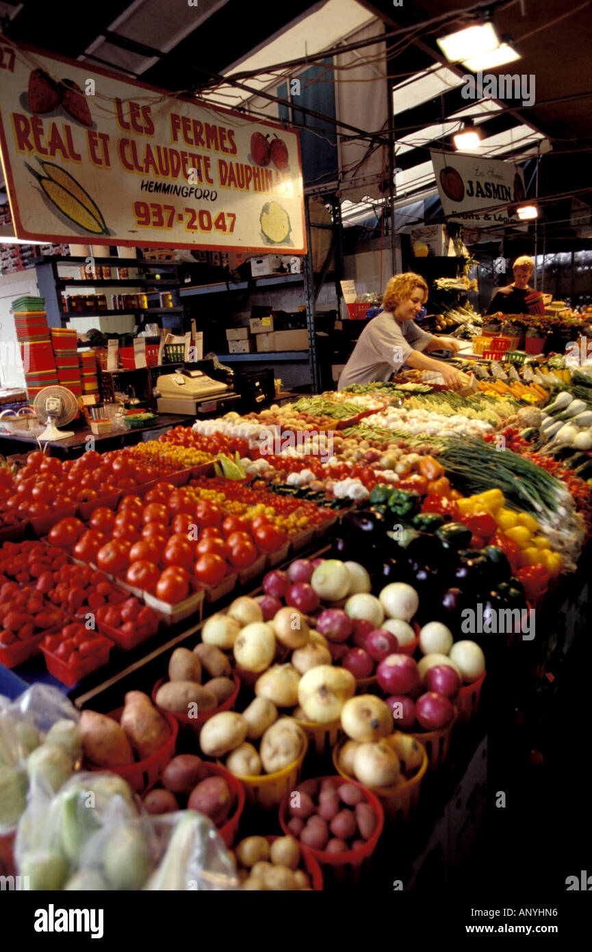 Nordamerika, Kanada, Quebec, Montreal. Atwater öffentlichen Markt Stockfoto