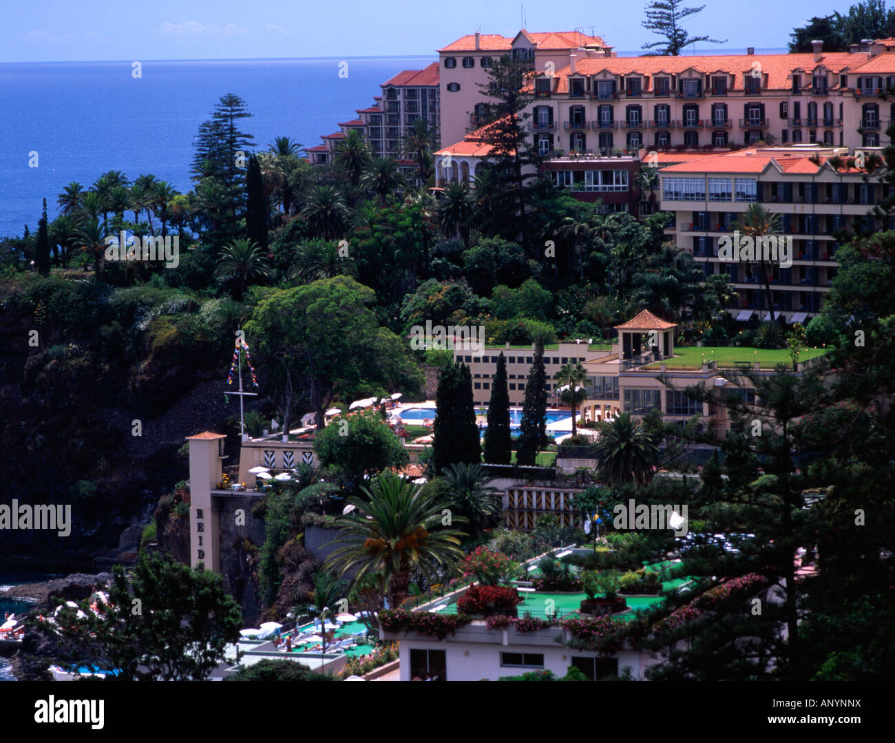 Reids Hotel Madeira Stockfoto