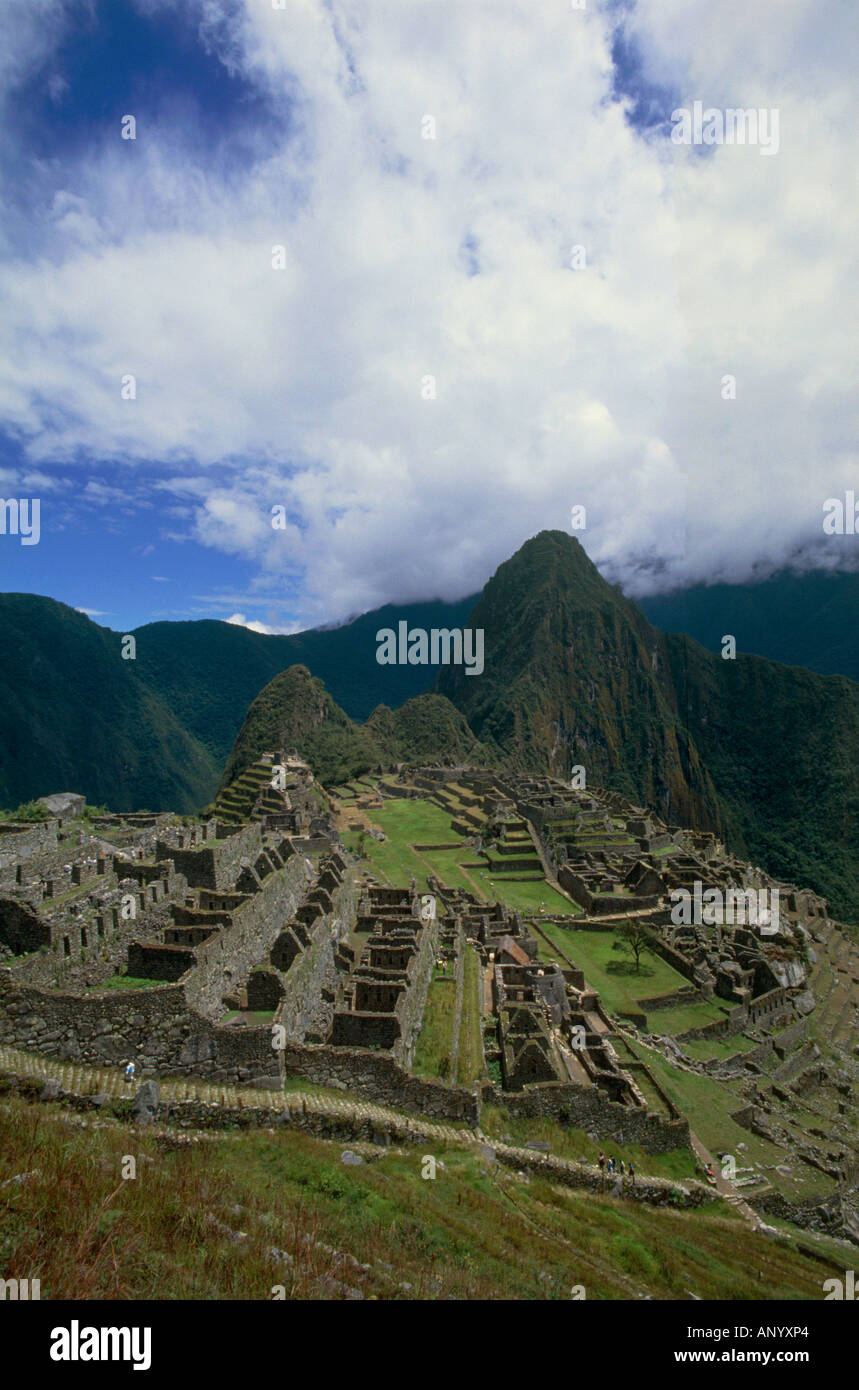 Inka-Ruinen von Machu Picchu, peru Stockfoto