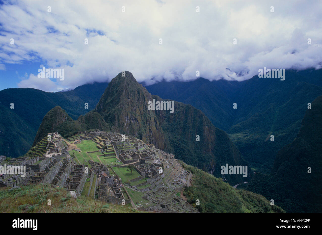 Inka-Ruinen von Machu Picchu, peru Stockfoto