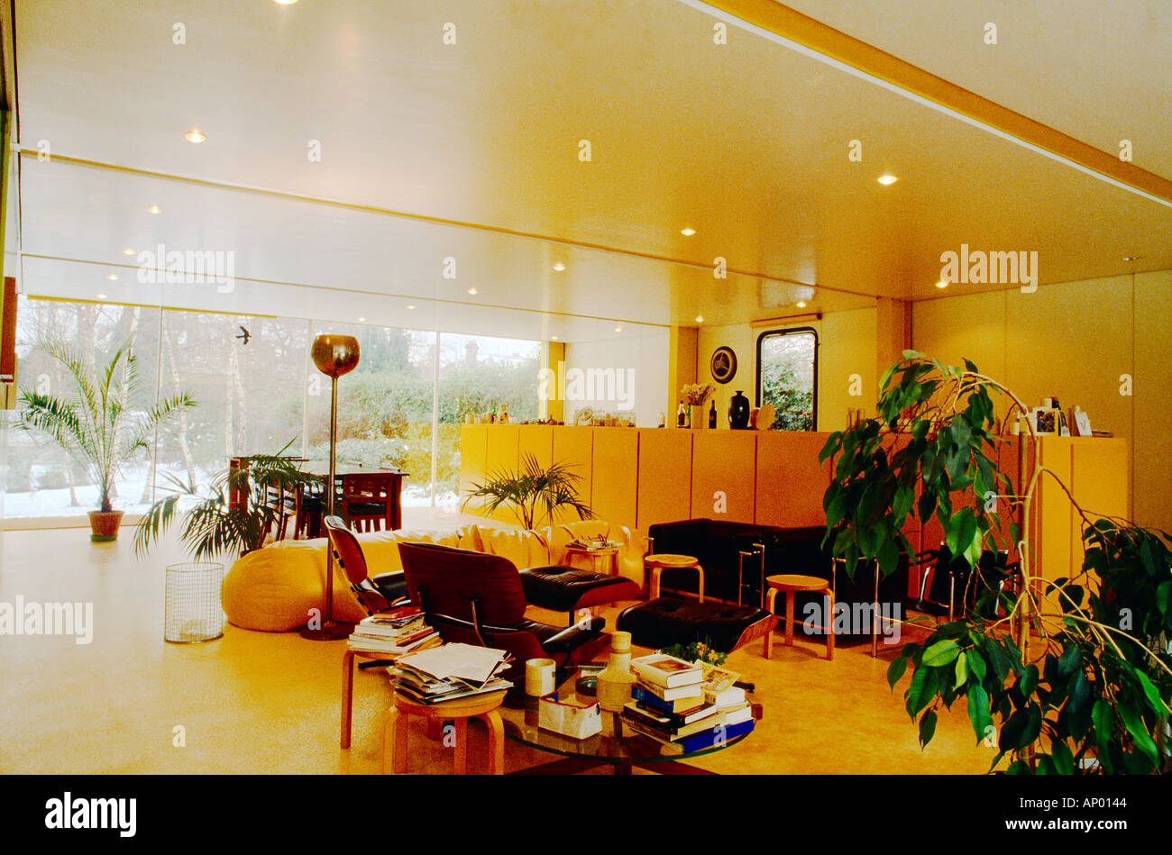 Haus innen Wimbledon London Architekt Lord Richard Rogers Stockfoto