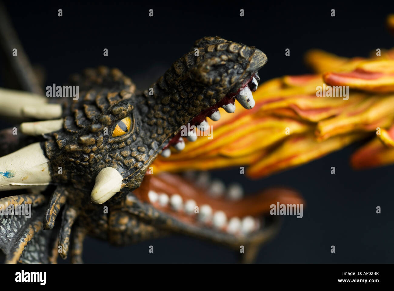 Stock Foto von einem Kunststoff-Spielzeug Drachen Stockfoto