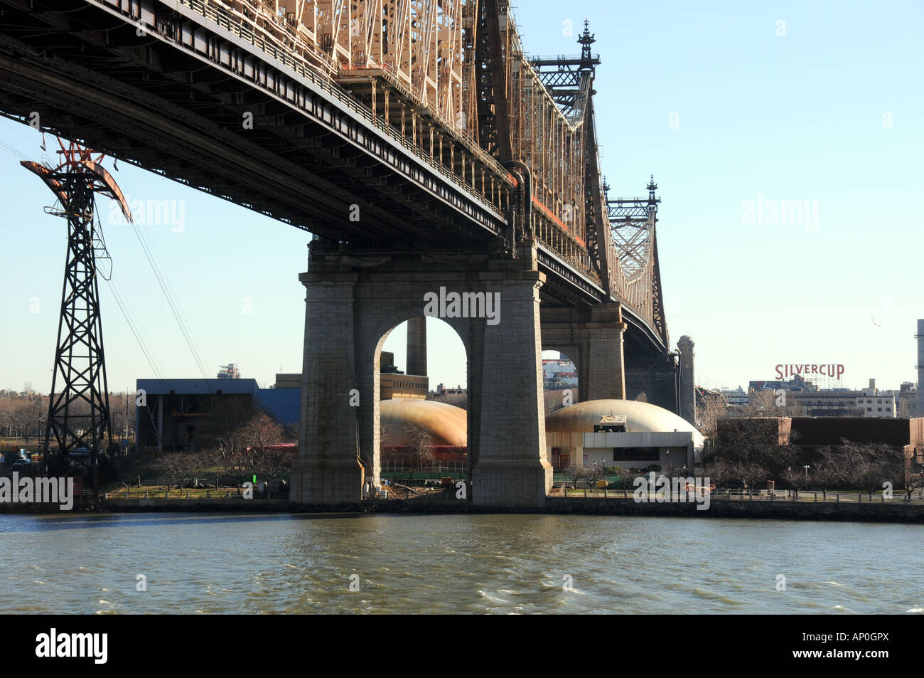 Queensboro Bridge 59th Street Bridge mit Blick auf Long Island City-Queens New York City USA Stockfoto