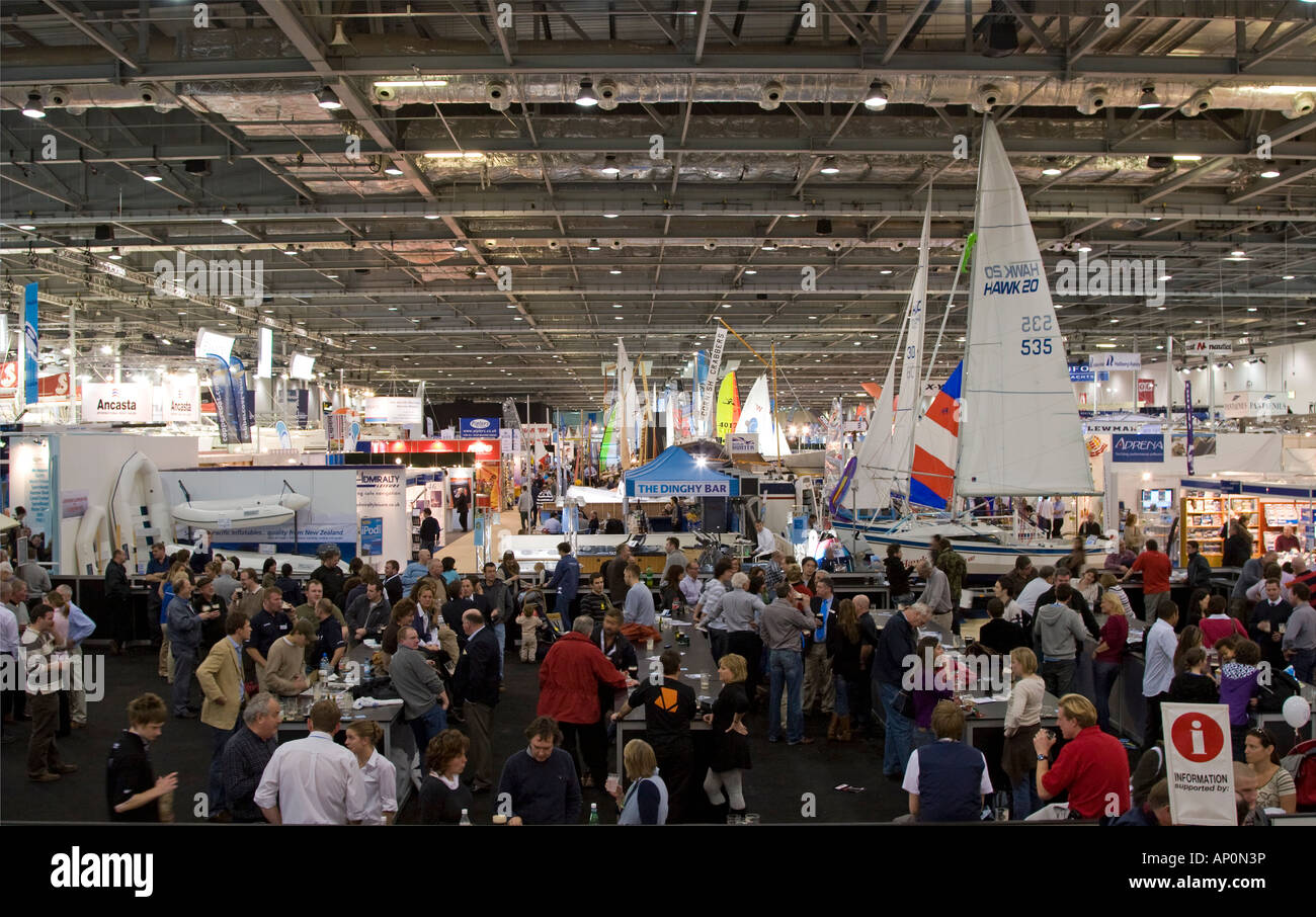 Excel Exhibition Centre - London Boat Show 2008 Stockfoto
