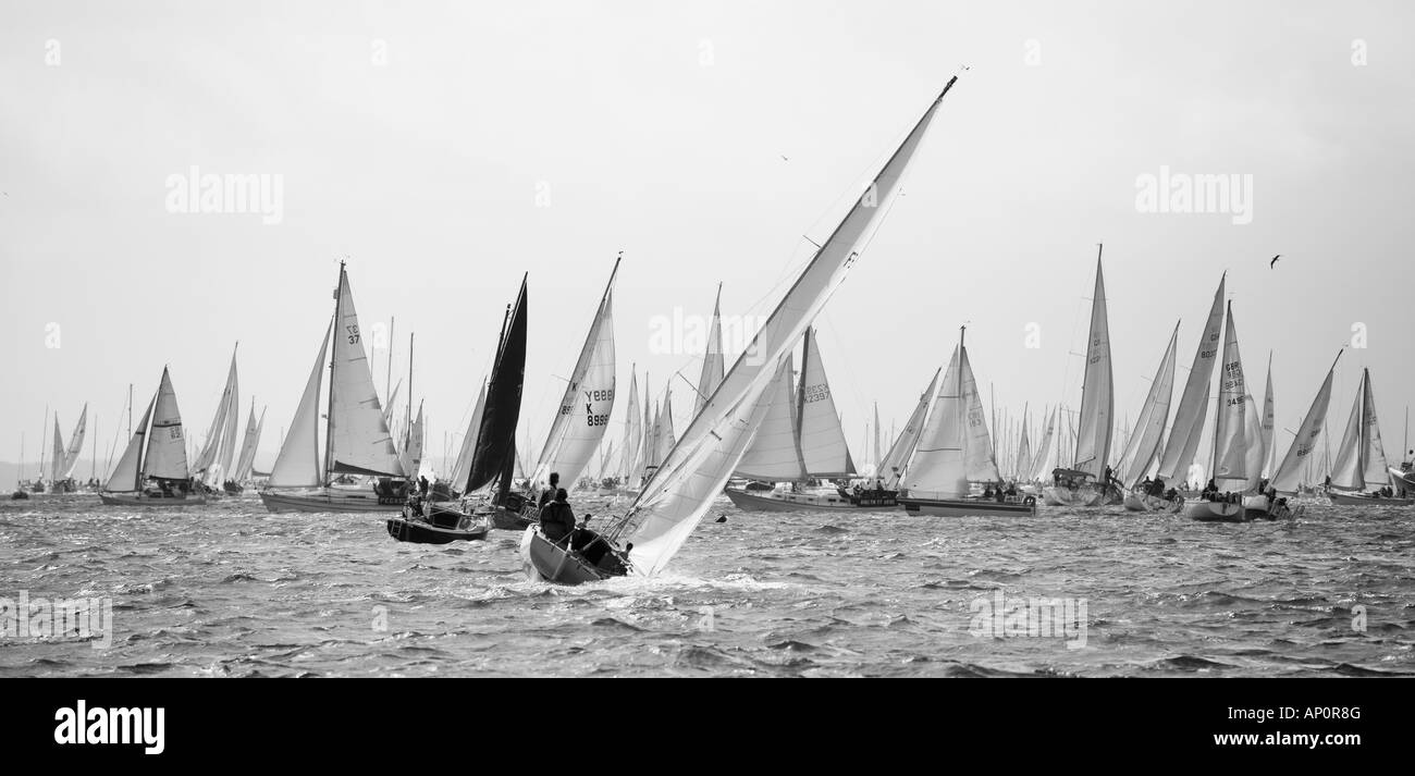 Round the Island Race - Isle Of Wight, England UK Stockfoto