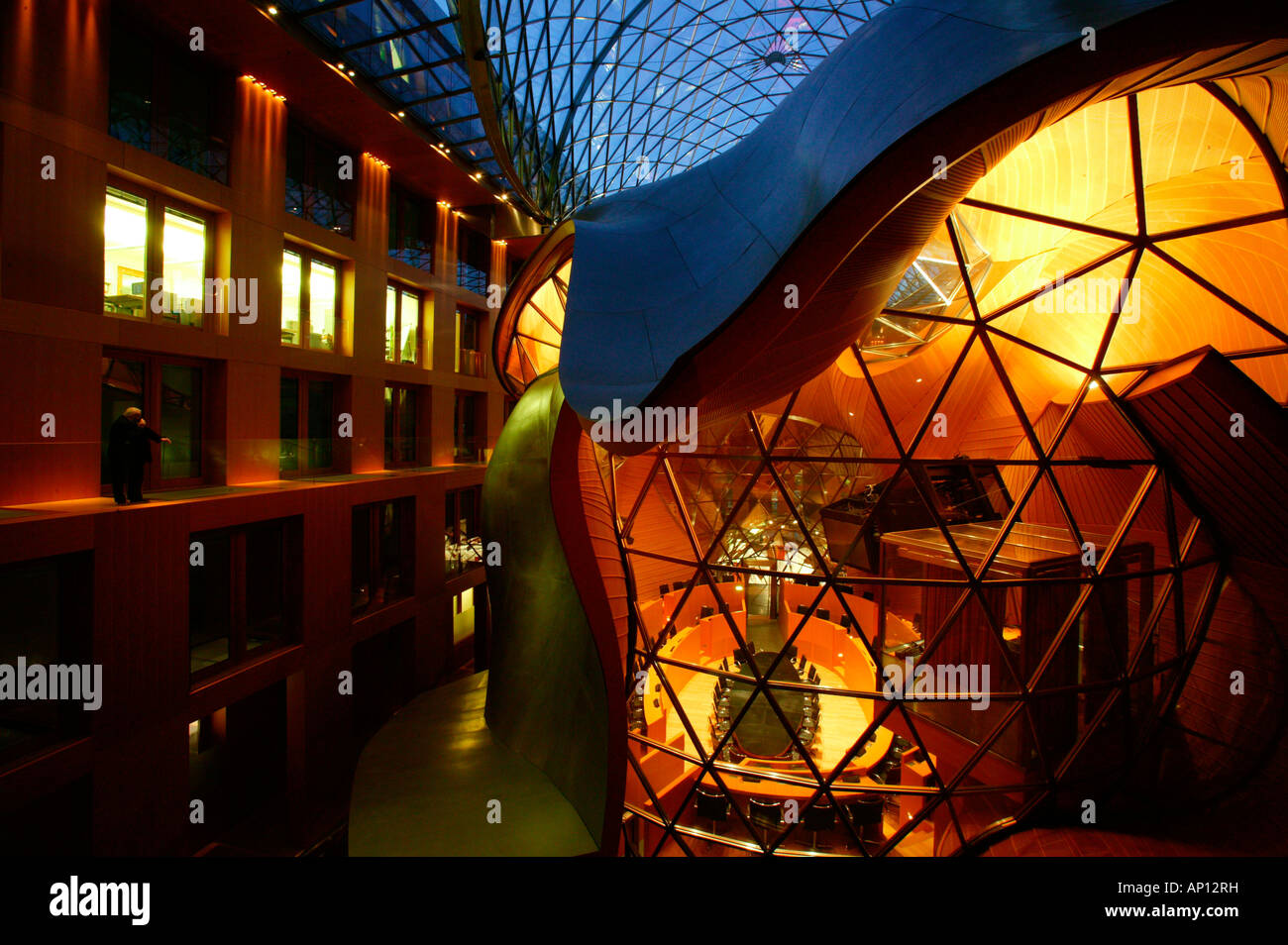 DZ-Bank am Pariser Platz, Konferenzsaal, Berlin, Deutschland Stockfoto